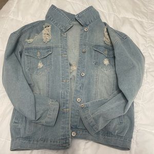 SHEIN Jean Jacket. Size large. Good condition.